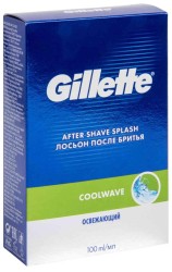 Лосьон после бритья, Gillette (Жиллет) 100 мл освежающий кул вэйв